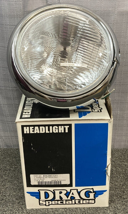 NEW DRAG SPECIALTIES DS280037 7" Hydra Glide H4 Headlight