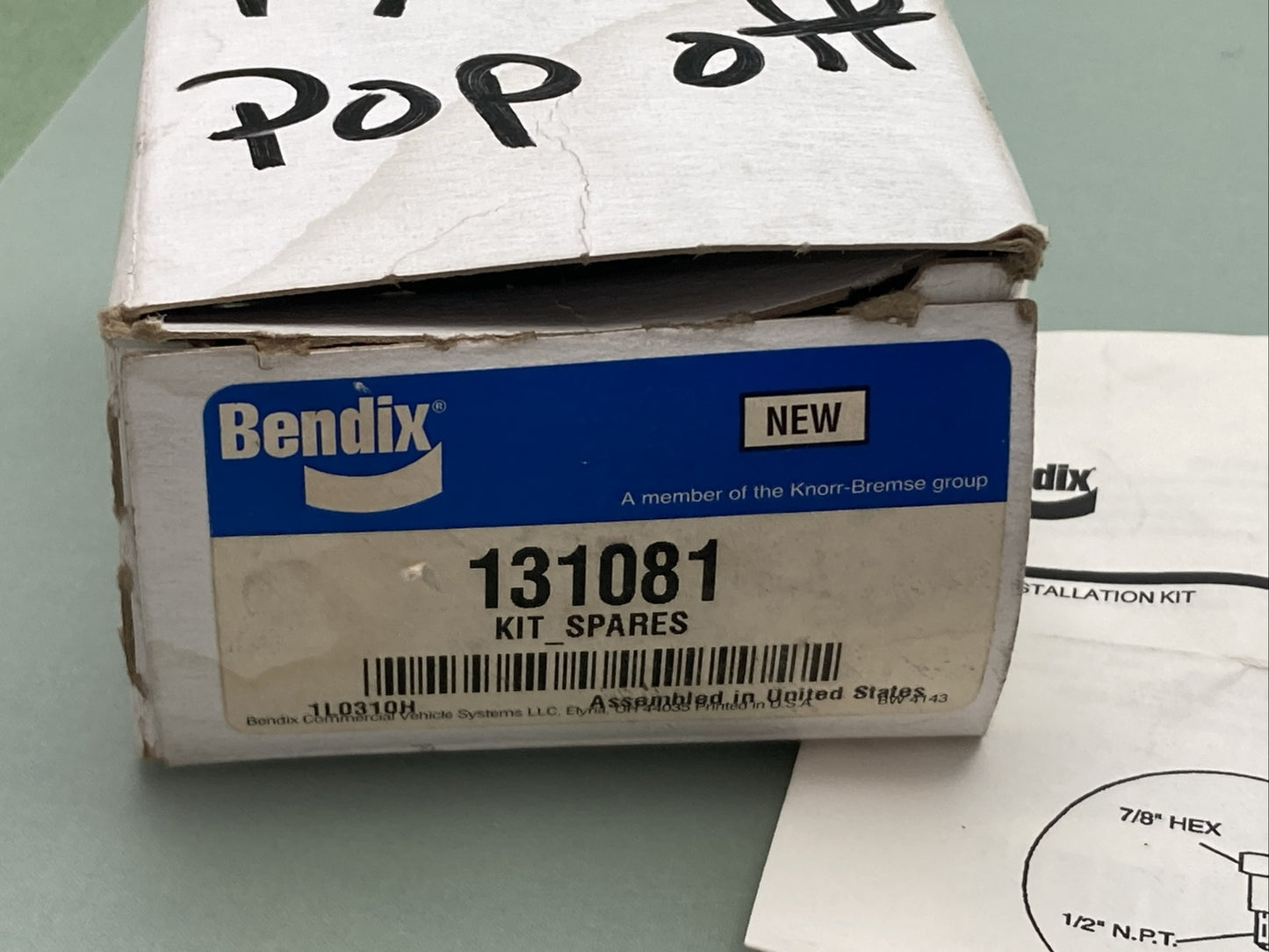 NEW BENDIX 131081 KIT SPARES