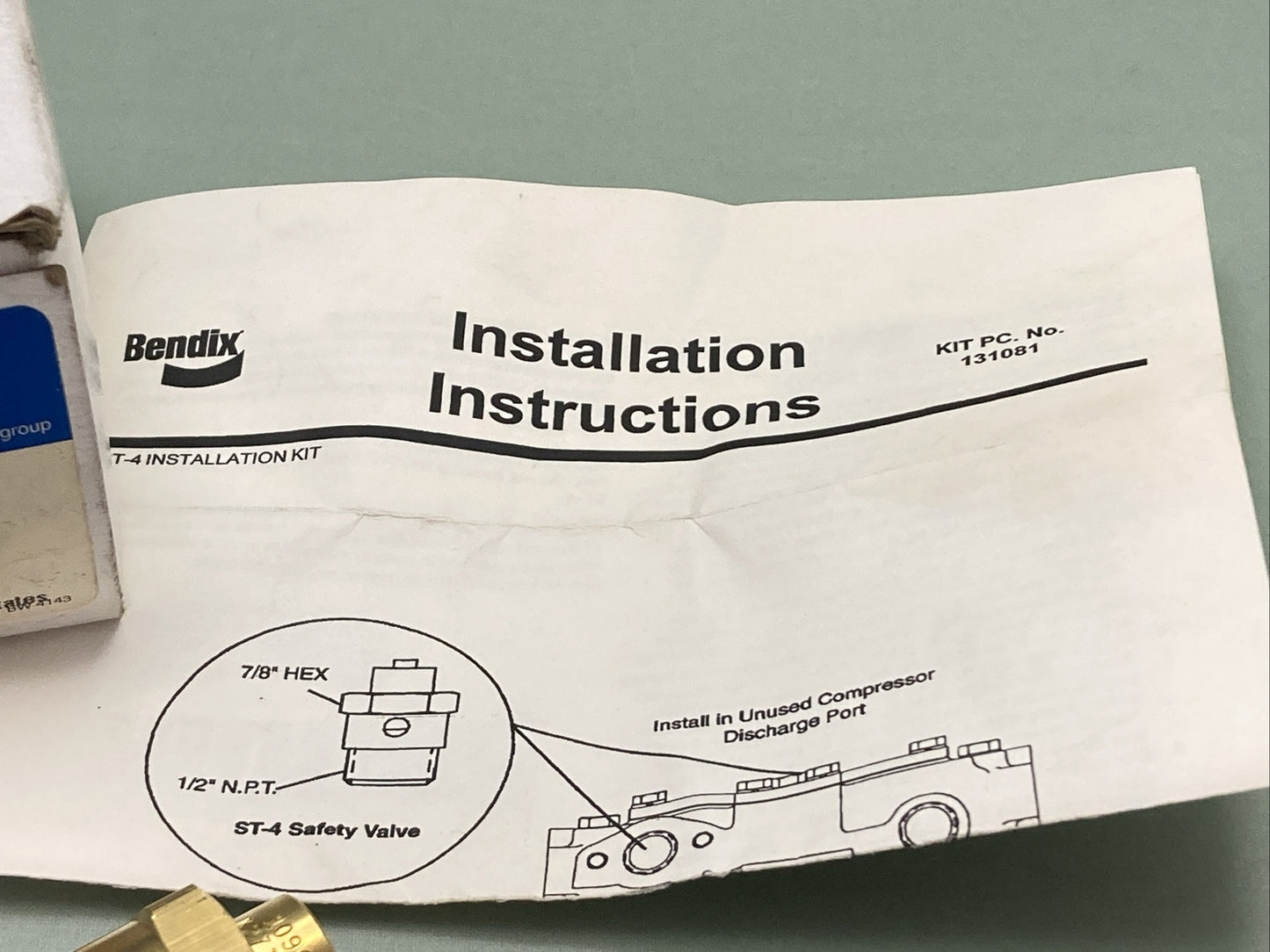 NEW BENDIX 131081 KIT SPARES