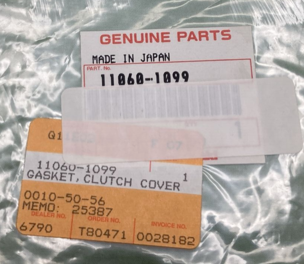 NEW GENUINE KAWASAKI 11060-1099 CLUTCH COVER GASKET