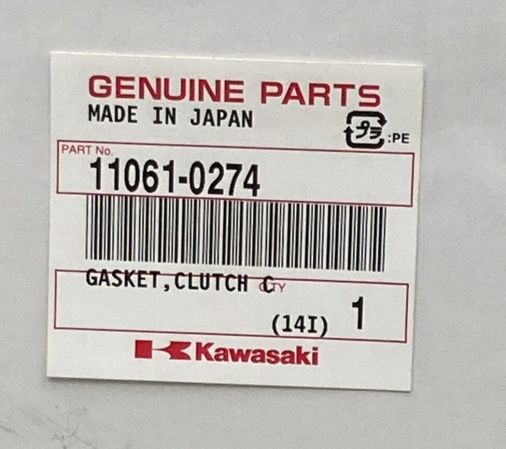 NEW GENUINE KAWASAKI 11061-0274 CLUTCH COVER GASKET