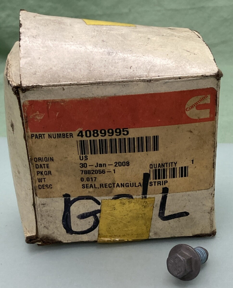 NEW GENUINE CUMMINS 4089995 STRIP SEAL KIT NO SEAL