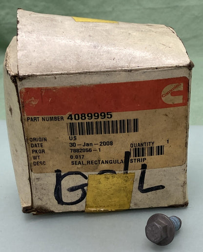 NEW GENUINE CUMMINS 4089995 STRIP SEAL KIT NO SEAL