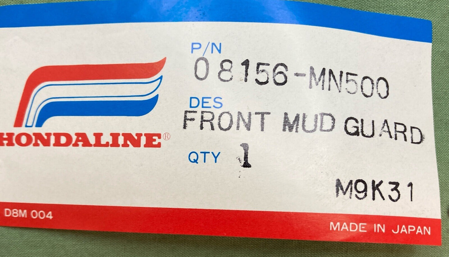 NEW GENUINE HONDA 08156-MN500 MUDGUARD FRONT