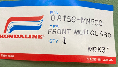 NEW GENUINE HONDA 08156-MN500 MUDGUARD FRONT