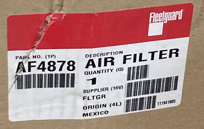 NEW FLEETGUARD AF4878 AIR FILTER