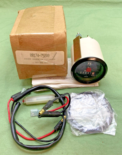 NEW GENUINE HONDA 08174-75200 HOUR METER KIT