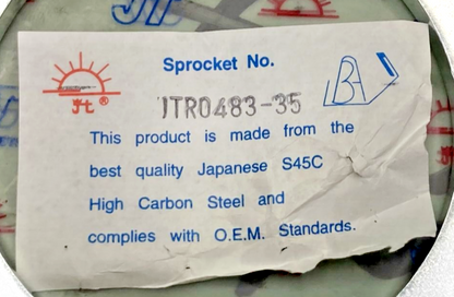 NEW GENUINE JT JTR483.35 35 TOOTH REAR SPROCKET  KAWASAKI