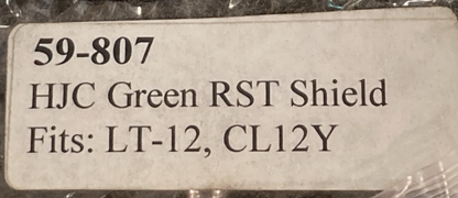 NEW HJC 59-807 HJ-03 HELMET SUN VISOR SHIELD GREEN RST