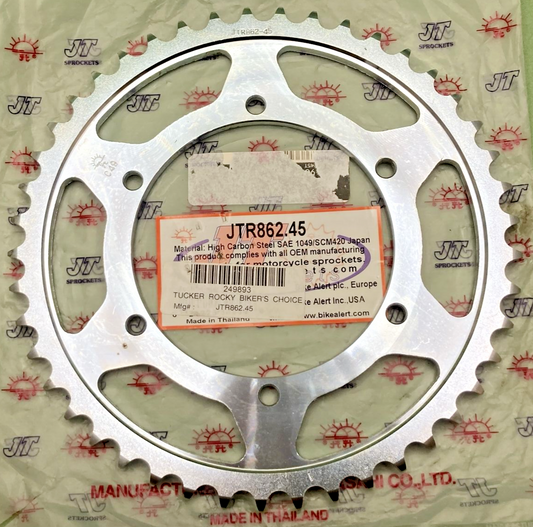 NEW GENUINE JT JTR862.45 45 T  REAR SPROCKET YAMAHA