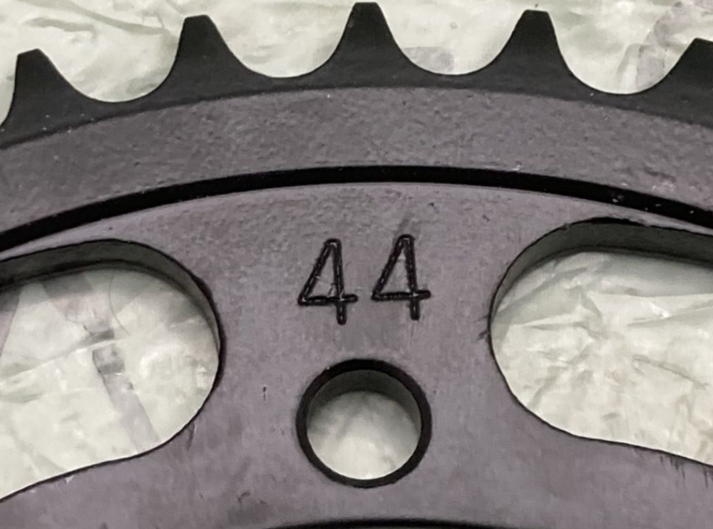 NEW PARTS UNLIMITED K22-3603X 44 T REAR SPROCKET YAMAHA 1AE-25444-20