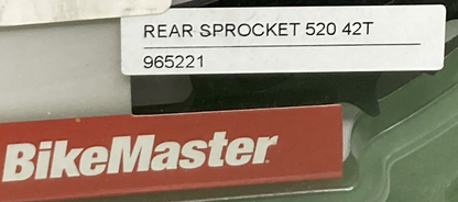 NEW BIKEMASTER 965221 40 T REAR SPROCKET 520 HONDA
