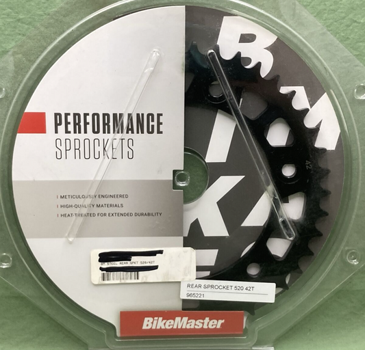NEW BIKEMASTER 965221 40 T REAR SPROCKET 520 HONDA