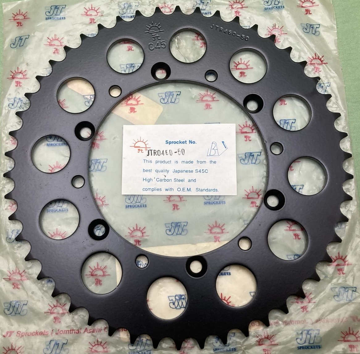 NEW JT JTR460.50 50 T STEEL REAR SPROCKET KAWASAKI