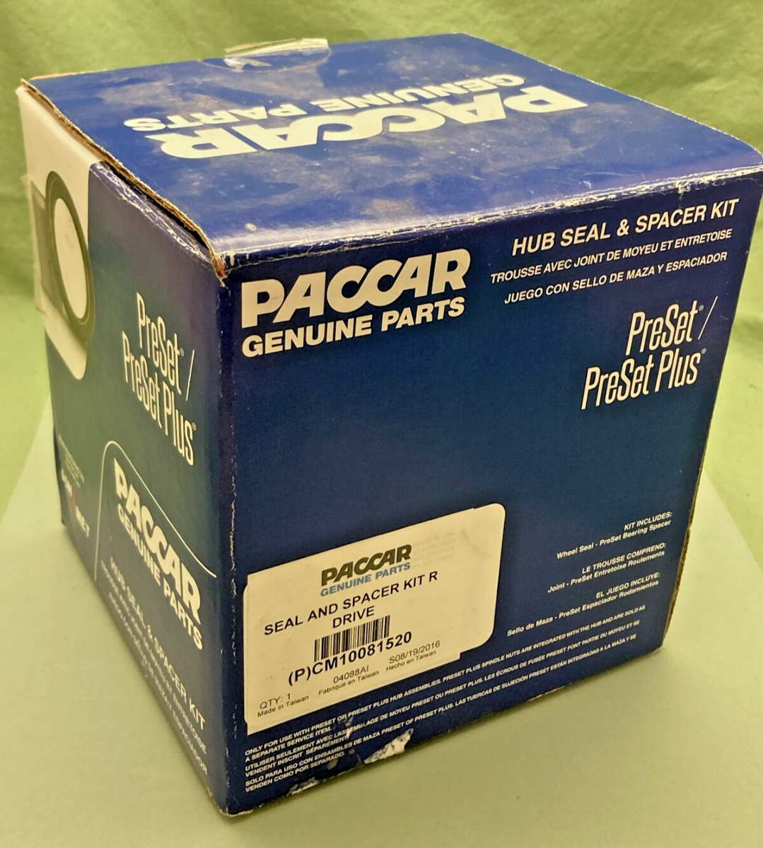 NEW PACCAR CM10081520 SEAL AND SPACER KIT R DRIVE
