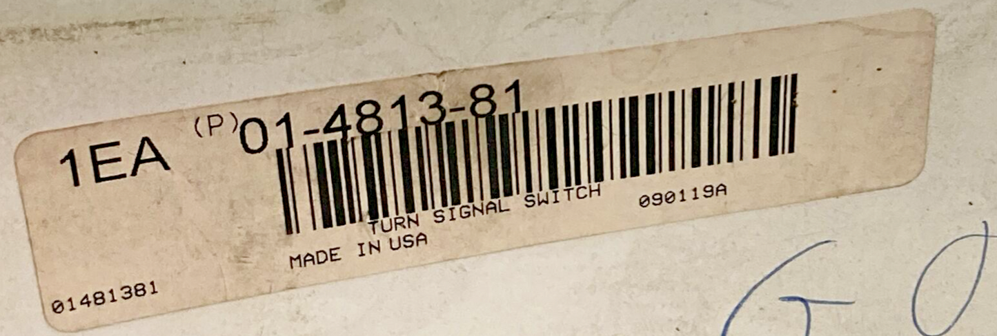REPLACES FREIGHTLINER 01-4813-81 TURN SIGNAL SWITCH