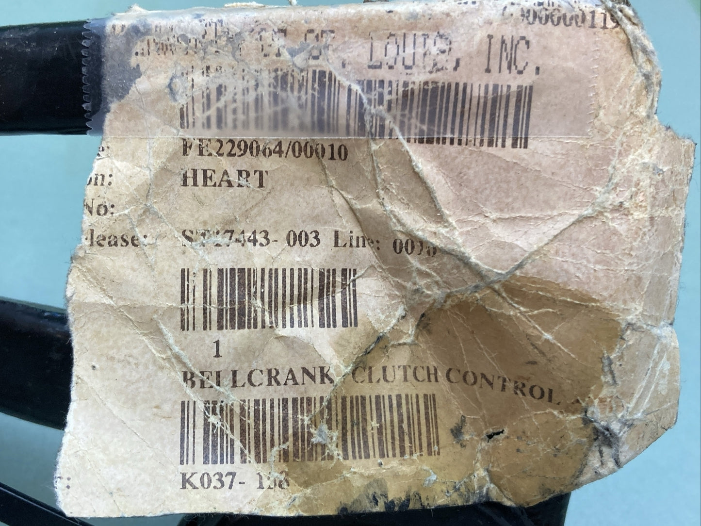 NEW GENUINE PACCAR K037-158 CLUTCH CONTROL BELLCRANK