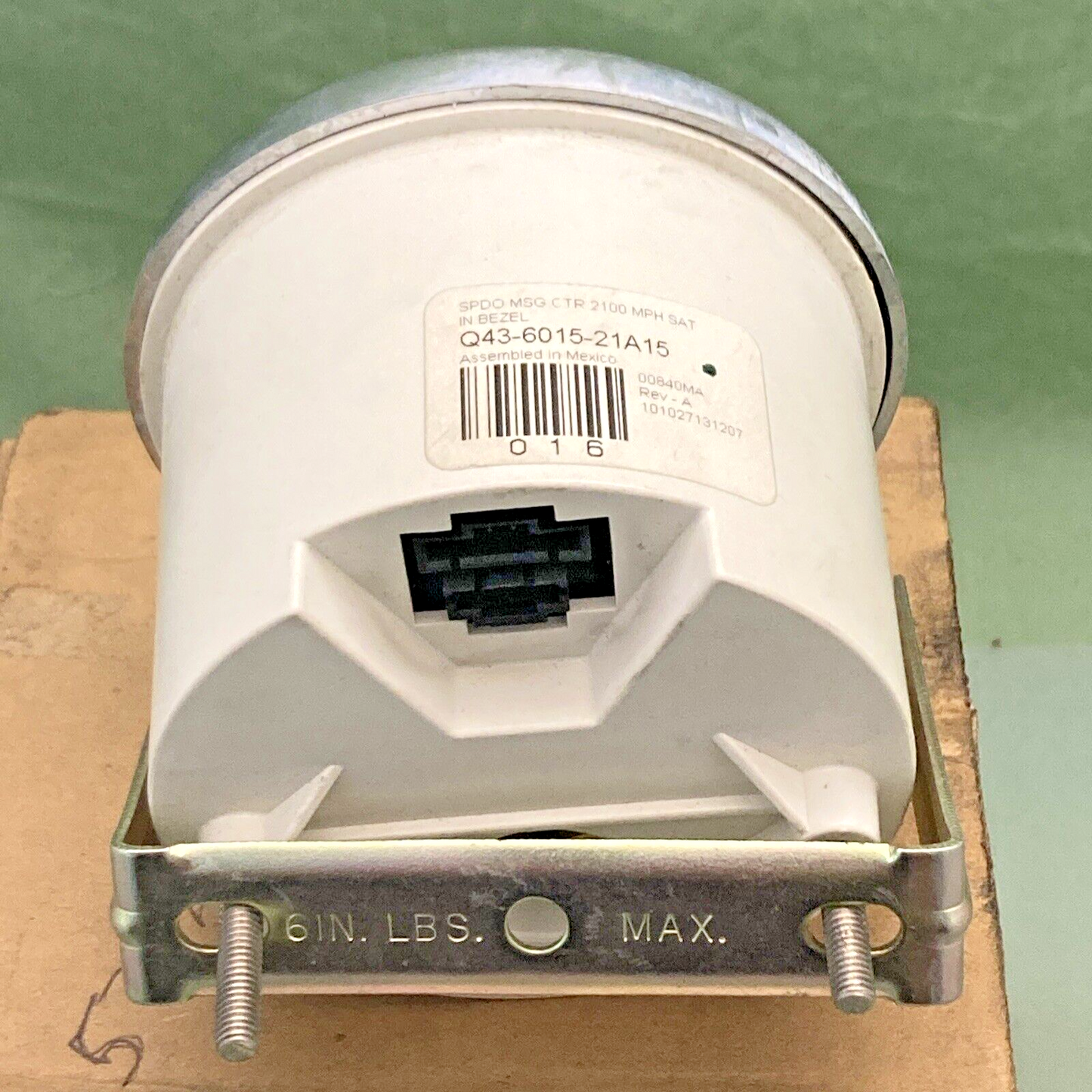NEW GENUINE PACCAR Q43-6015-21A15 PETERBILT Speedometer-W/Msg Ctr Mile