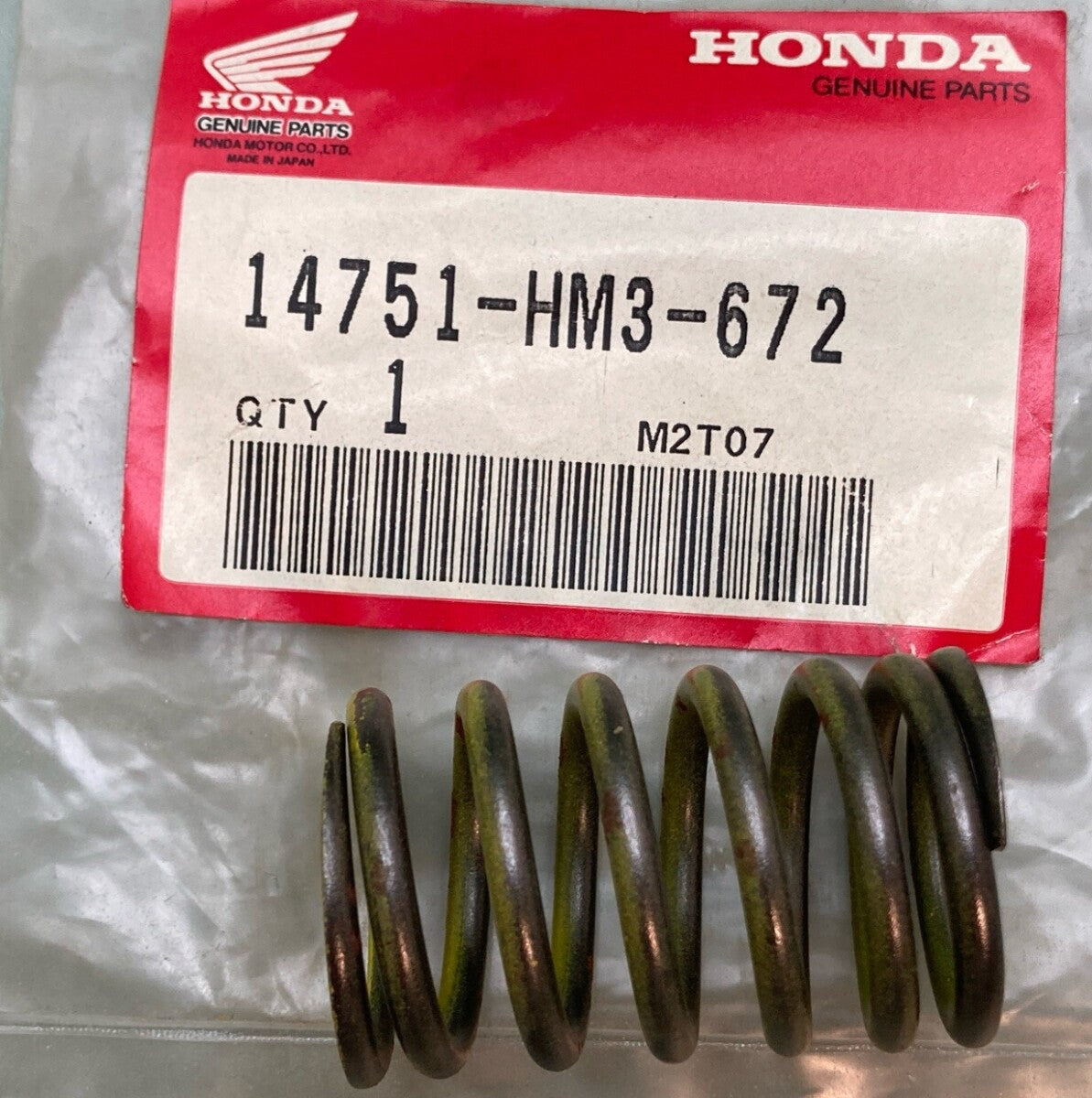 NEW GENUINE HONDA 14751-HM3-672 VALVE SPRING