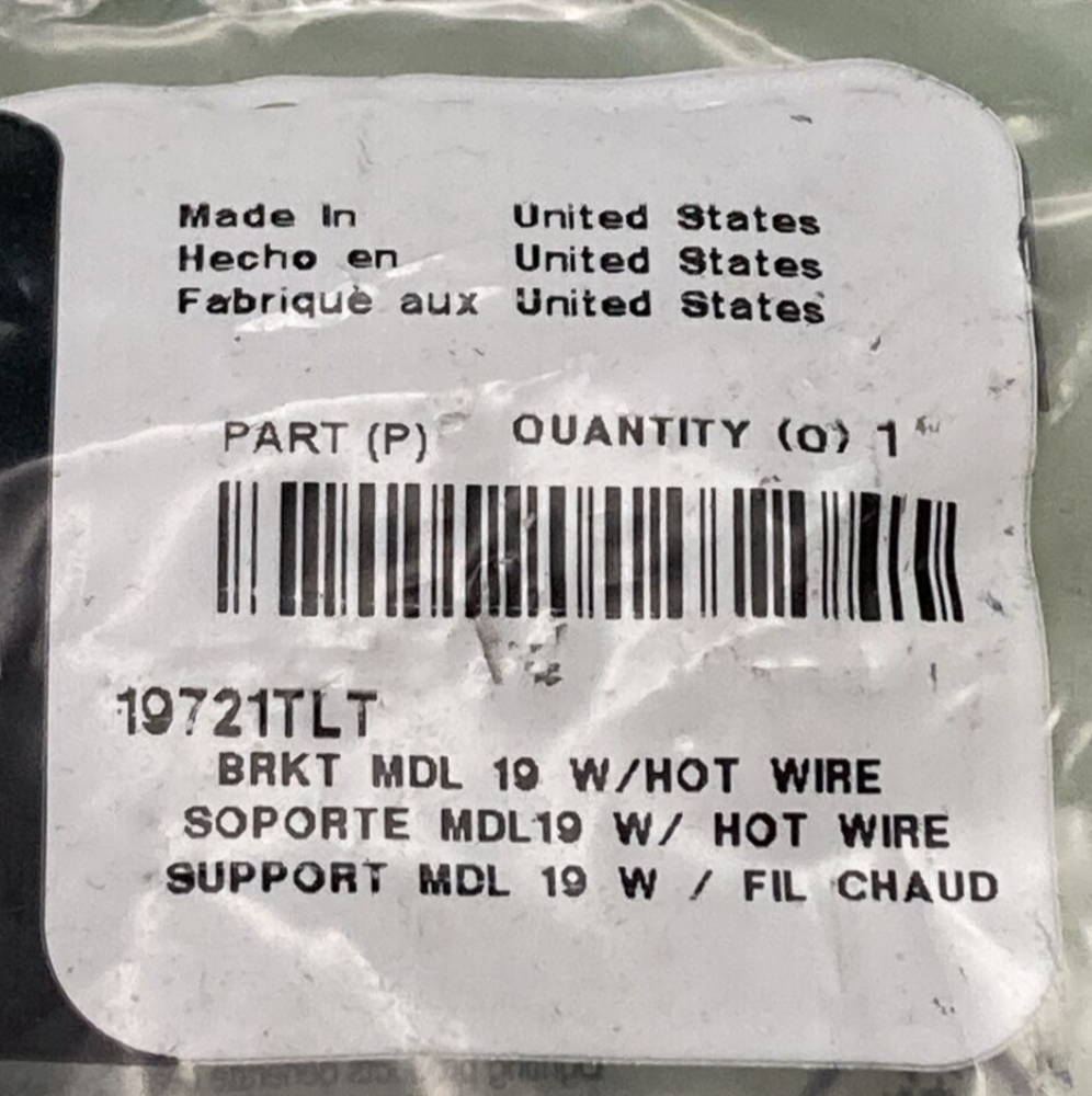 NEW TRUCK-LITE 19721TLT BRACKET MODEL 19 WITH HOT WIRE