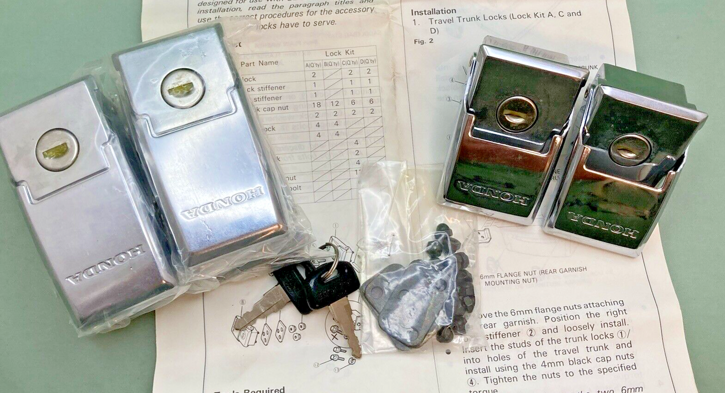 NEW GENUINE HONDA 08102-MG900 LOCKSET A I/S ASP BG SUPERSEDES 0Y102-MG900