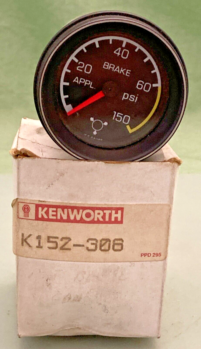 NEW GENUINE KENWORTH K152-306 OIL PRESSURE GAUGE