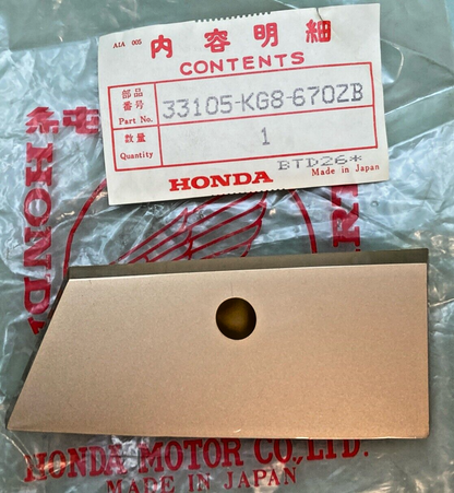 NEW GENUINE HONDA 33105-KG8-670ZB COVER, R. HEADLIGHT *YR118MS*