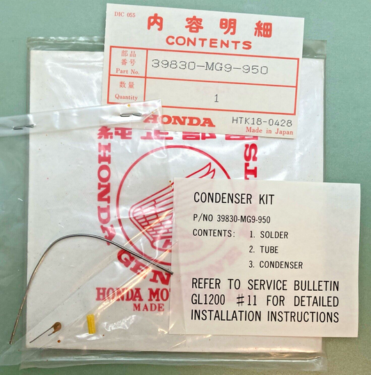 NEW GENUINE HONDA 39830-MG9-950 CONDENSER KIT
