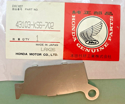 NEW GENUINE HONDA 43103-KS6-702  RETAINER A, PAD