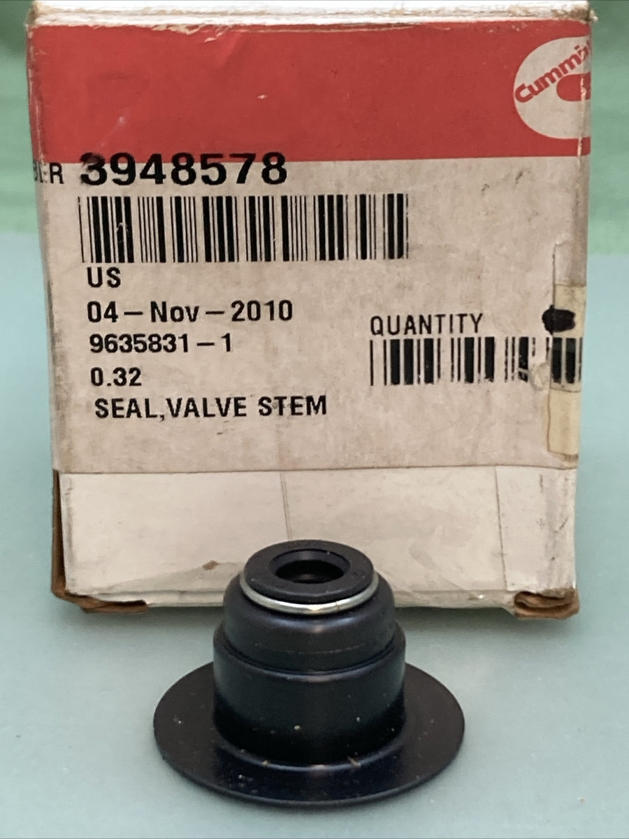 QTY 12 NEW GENUINE CUMMINS 3948578 VALVE STEM SEAL