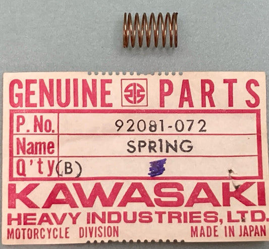 NEW GENUINE KAWASAKI 92081-072 SPRING DIAPHRAGM F9 & BIG HORN FUEL TANK