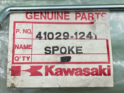 QTY 5 NEW GENUINE KAWASAKI 41029-1241 SPOKE INNER FRONT 222MMX VULCAN NO NIPPLES