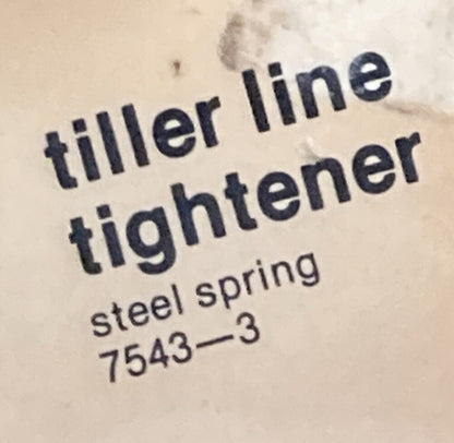 NEW GENUINE ATTWOOD 7543-3 SET OF TILLER LINE TIGHTENERS