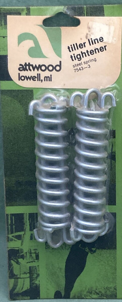NEW GENUINE ATTWOOD 7543-3 SET OF TILLER LINE TIGHTENERS