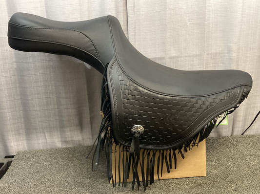 NEW GENUINE HARLEY DAVIDSON 52416-99 FLSTS BUCKET SEAT WITH BLACK TRIM HERITAGE