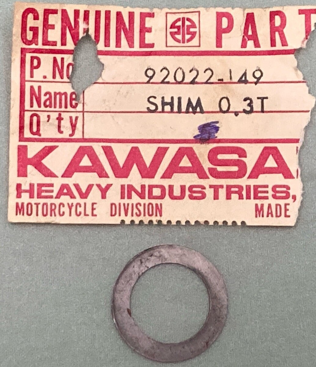 NEW GENUINE KAWASAKI 92022-149 SHIM-KICK SHAFT 0.3T