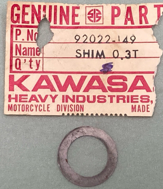NEW GENUINE KAWASAKI 92022-149 SHIM-KICK SHAFT 0.3T