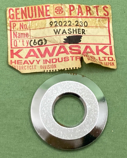 NEW GENUINE KAWASAKI 92022-230 WASHER 16X41X4.5 Steering Stem Head Bolt