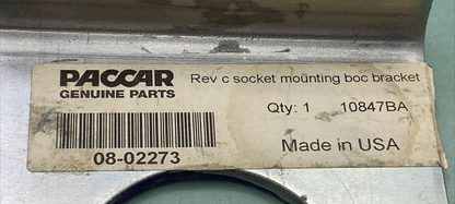 NEW PACCAR 08-02273 REV C SOCKET MOUNTING BOC BRACKET