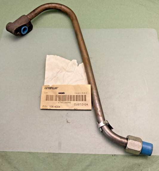 NEW GENUINE CATERPILLAR 106-4004 15.88MM MULTIPLE BEND TURBO OIL TUBE