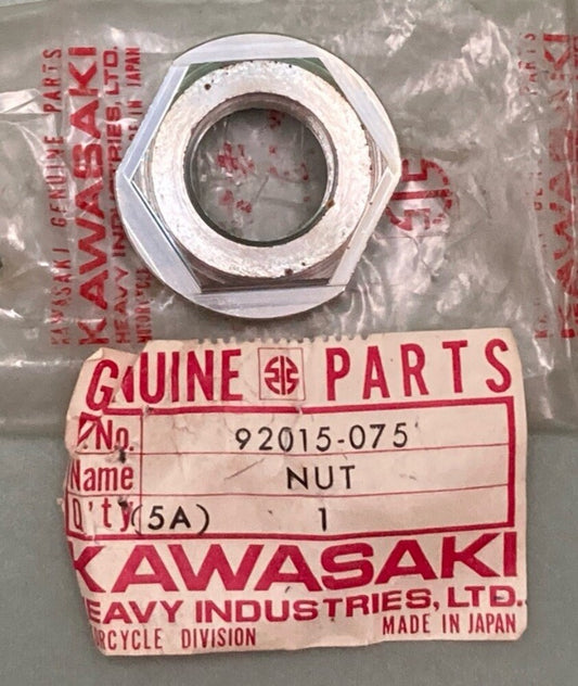 NEW GENUINE KAWASAKI 92015-075 NUT 18MM TRANSMISSION