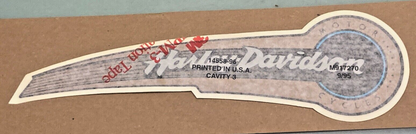 NEW GENUINE HARLEY-DAVIDSON 14558-96 FUEL TANK DECAL, RH