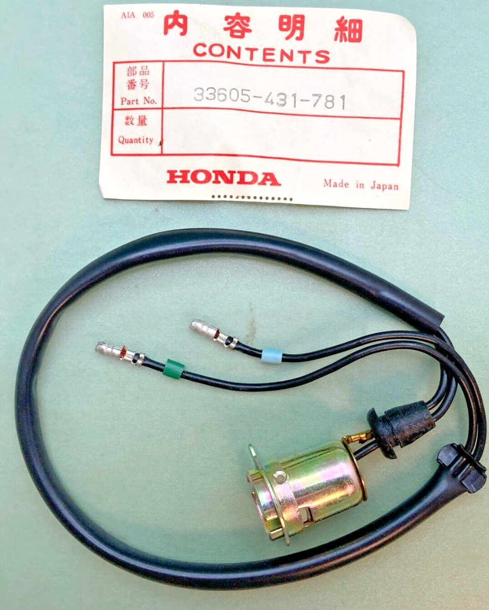 NEW GENUINE HONDA 33605-431-781 SOCKET, R. RR. TURN SIGNAL REPLACE 33605-431-782