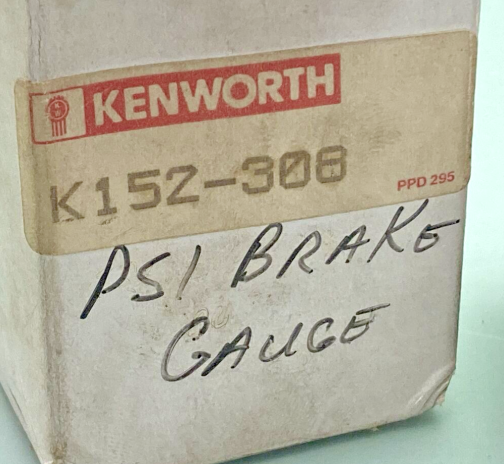 NEW KENWORTH K152-308 PSI BRAKE GAUGE