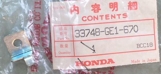 NEW GENUINE HONDA 33748-GE1-670 STAY, FRONT GARNISH