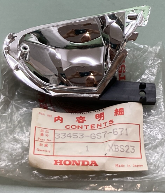 NEW GENUINE HONDA 33453-GS7-671 BASE LEFT FRONT TURN SIGNAL