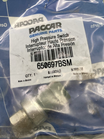 NEW GENUINE PACCAR 650697BSM HIGH PRESSURE SWITCH