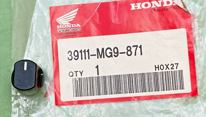 NEW GENUINE HONDA 39111-MG9-871 KNOB, VOLUME