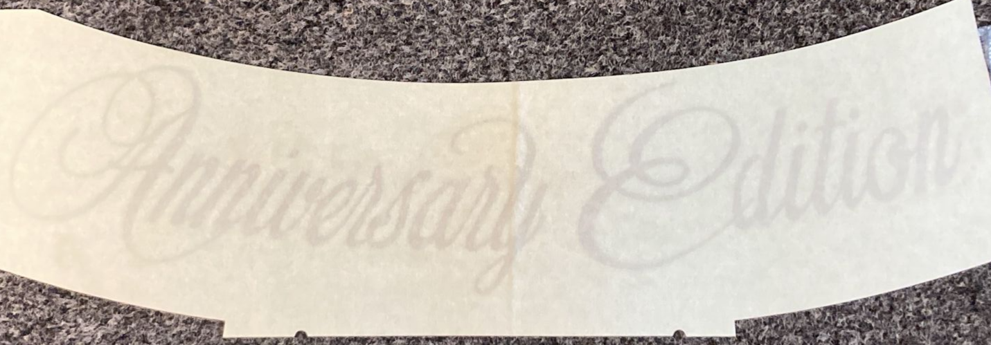 NEW GENUINE HONDA 64112-MW5-300 SCREEN GARNISH "ANNIVERSARY EDITION" SILVER