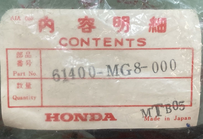 NEW GENUINE HONDA 61400-MG8-000 STAY COVER (LOWER)